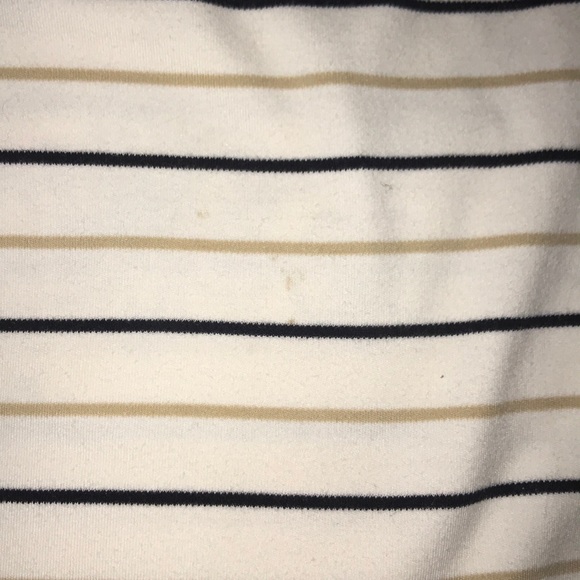 Alfred Dunner Striped 3/4 Sleeve Striped Top - Picture 5 of 5